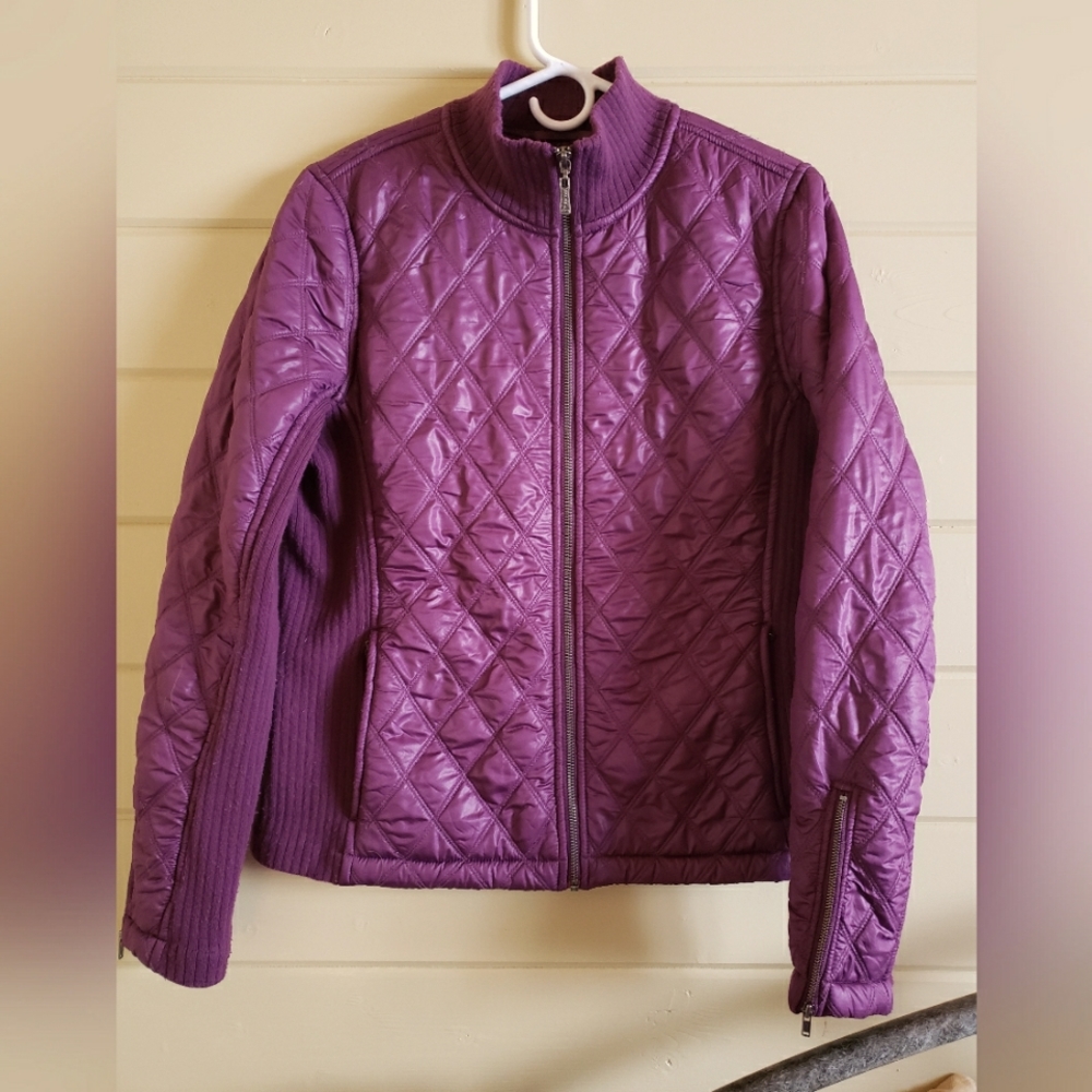 Prana Beautiful Berry Color Jacket sz. Large